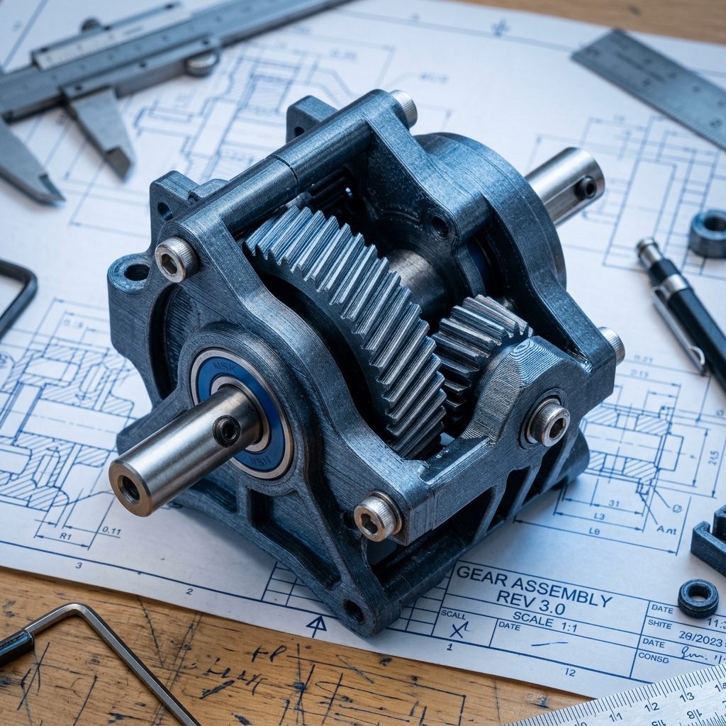Peças técnicas e engrenagens